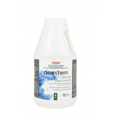 CLEARCHEM GRANULAR POOL CHLORINE 4KG