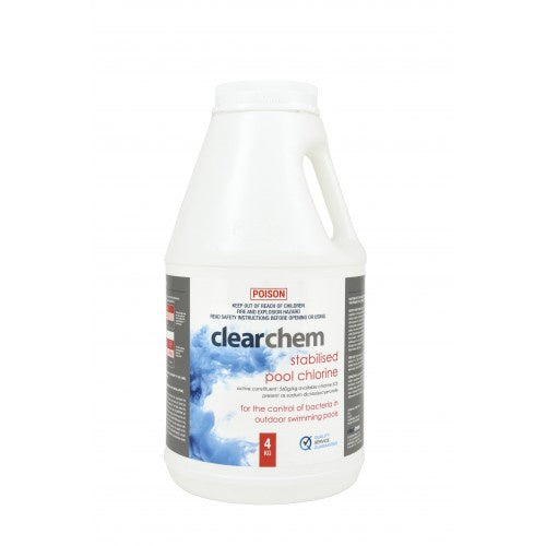 CLEARCHEM STABILISED POOL CHLORINE 4KG