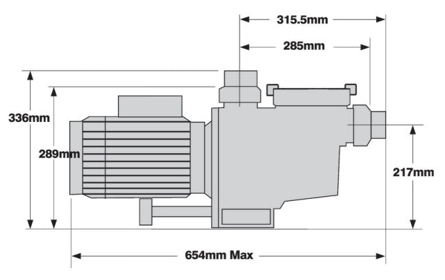 
                  
                    ASTRAL CTX280 1HP POOL PUMP
                  
                