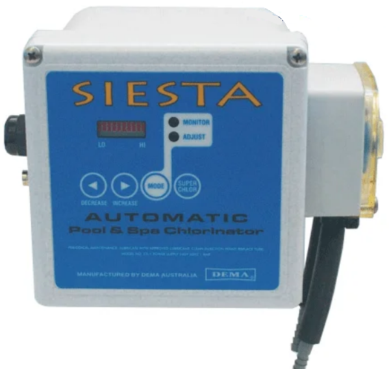 SIESTA AUTOMATIC LIQUID CHLORINE FEEDER CSA2P Dural Pool Shop